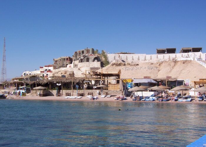 Costa do Mar Vermelho em Sharm El Sheikh, Egito