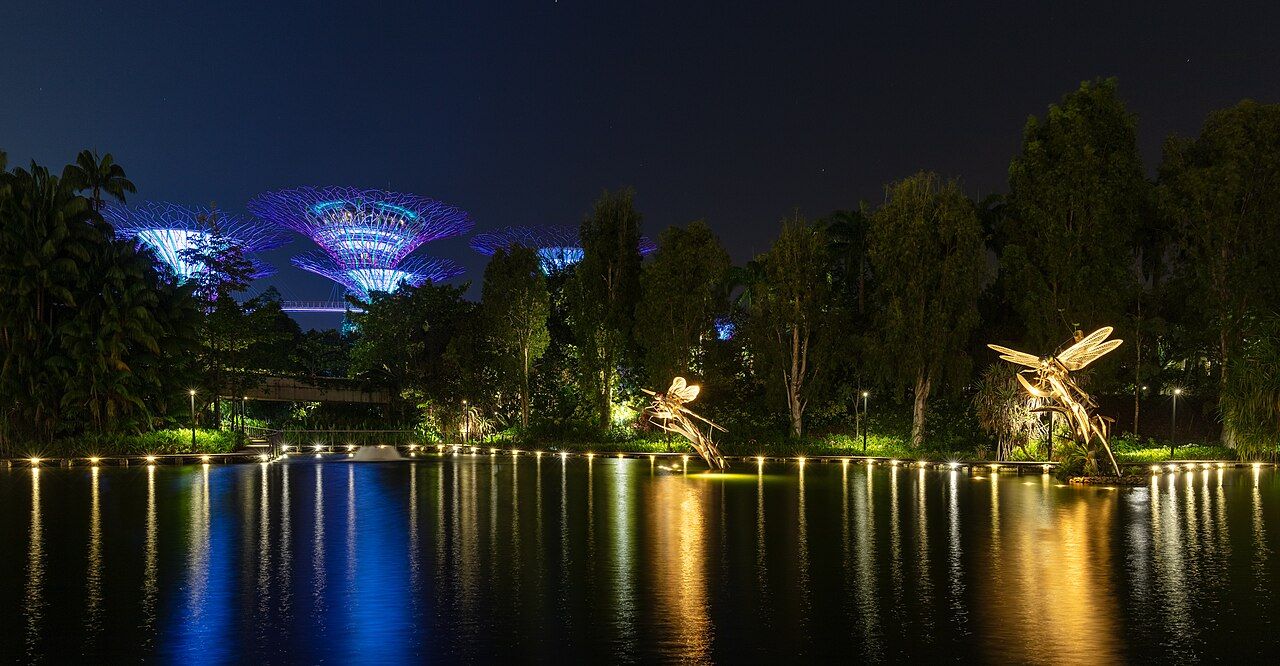 Gardens by the Bay e suas estruturas futuristas em Singapura