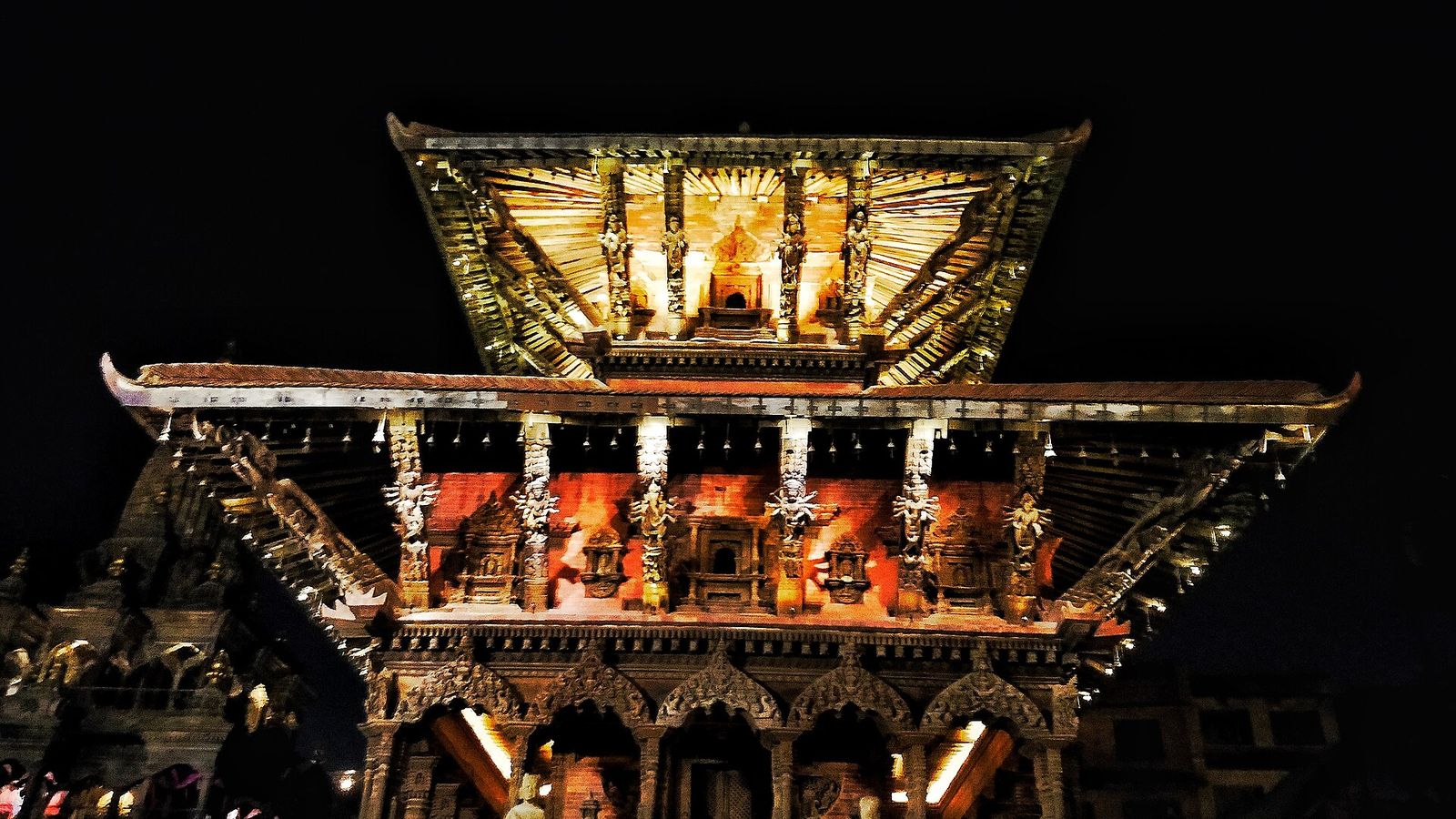 Patan Durbar Square e sua arquitetura histórica no Vale de Kathmandu, Nepal