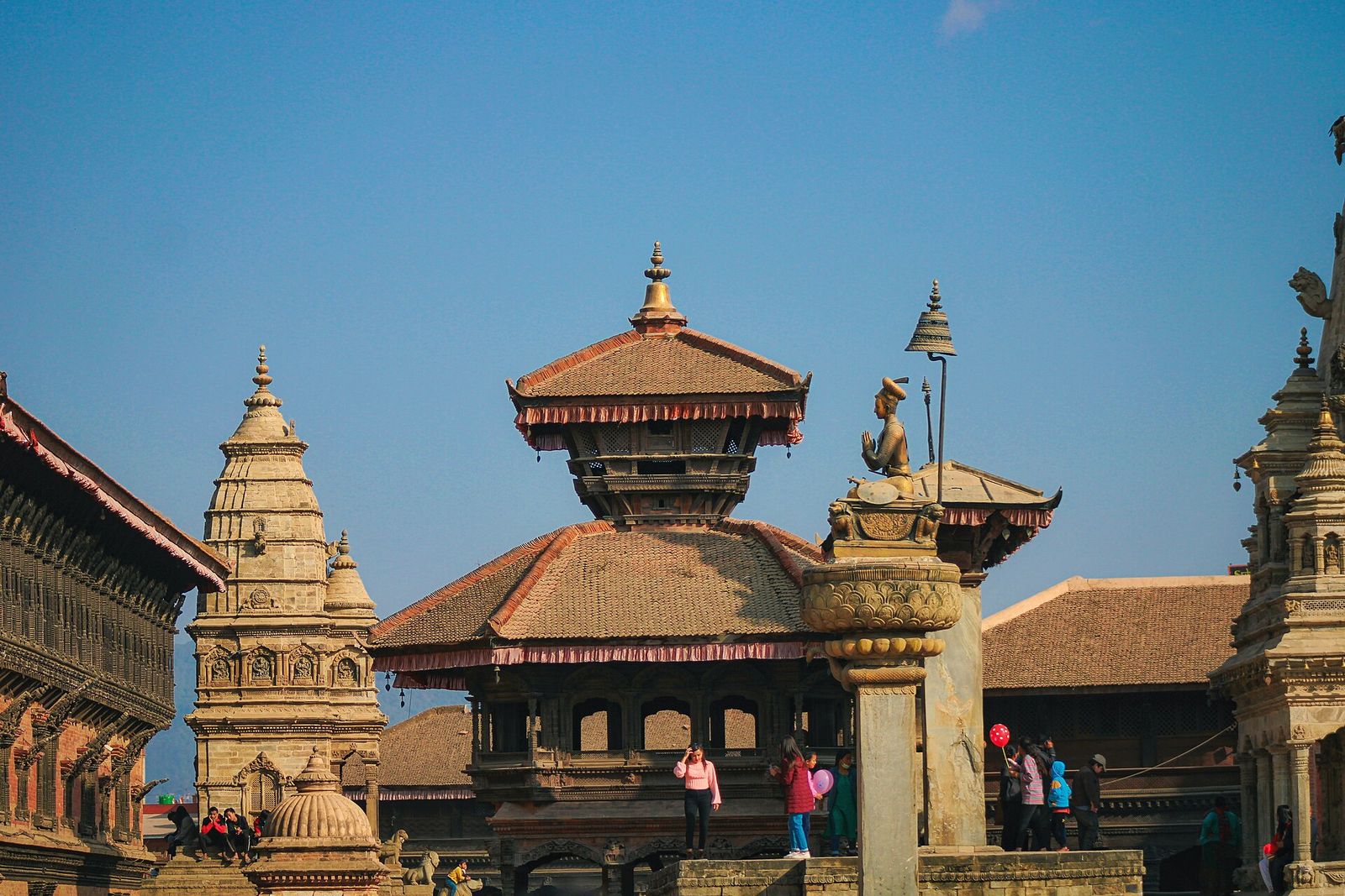 Bhaktapur Durbar Square no Vale de Kathmandu, Nepal