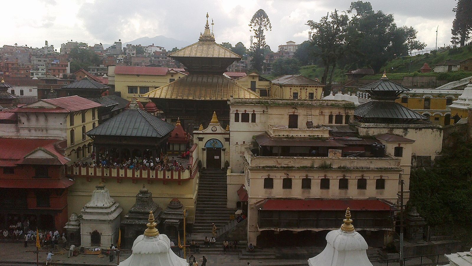 Complexo do Templo de Pashupatinath em Kathmandu, Nepal