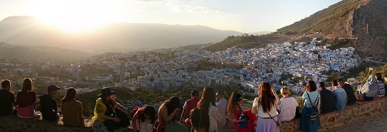 Chefchaouen e a paisagem do Rif, em Marrocos