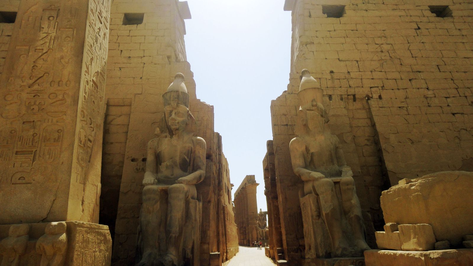 Entrada do Templo de Karnak, em Luxor, no Egito