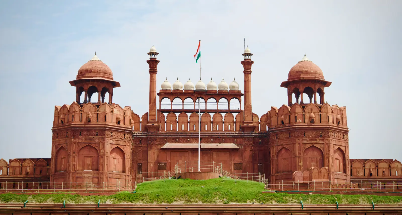 Forte Vermelho em Delhi, uma das cidades do Triângulo Dourado