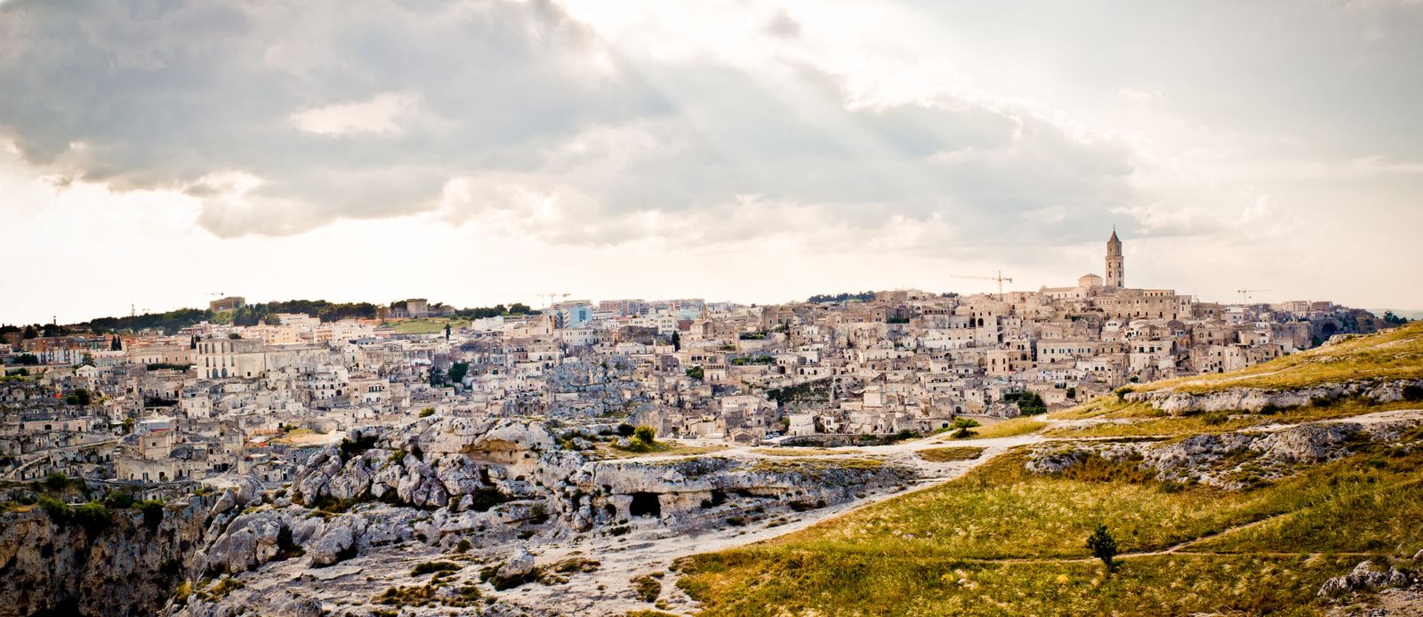 Panorama dos Sassi de Matera, na Basilicata