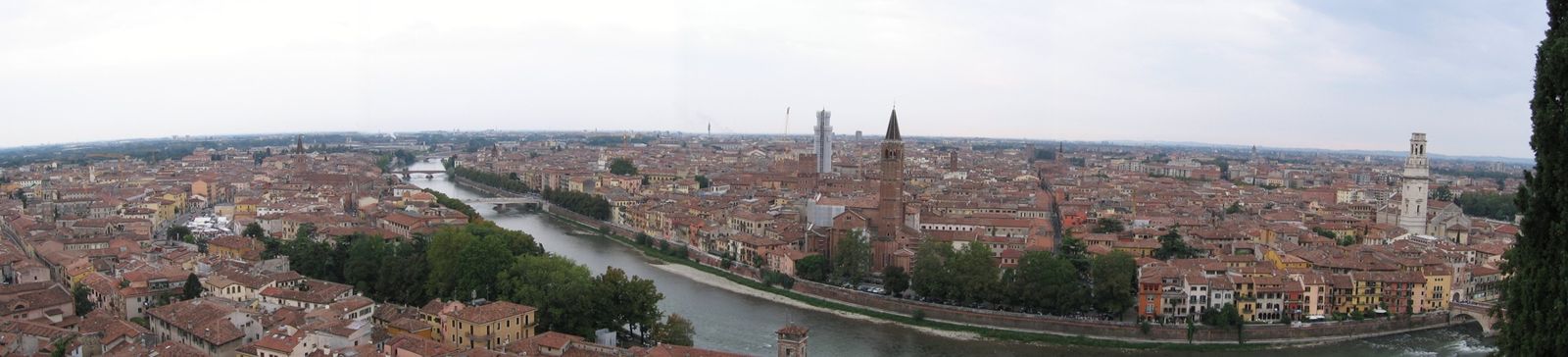 Panorama de Verona, etapa do dia 3.